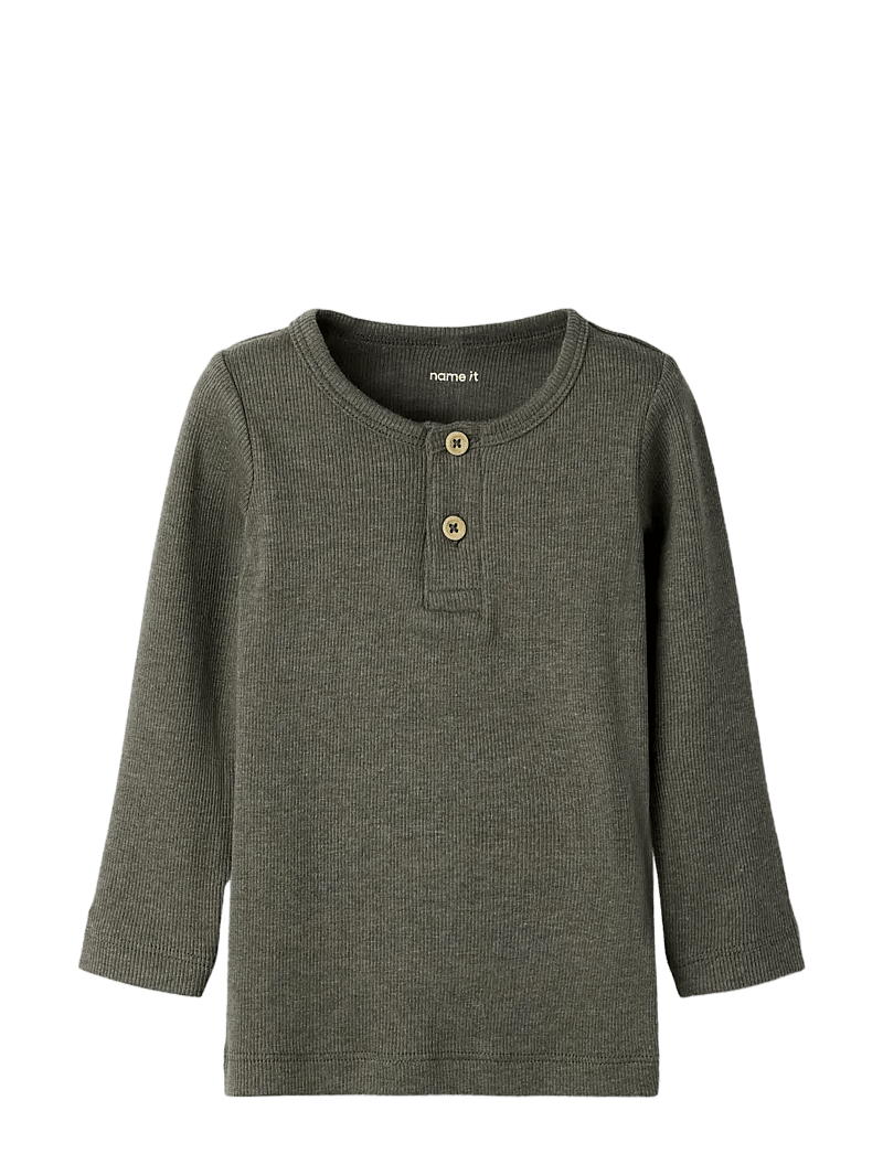 name it - NMMKAB LS TOP NOOS - t-shirts à manches longues - dusty olive - 2