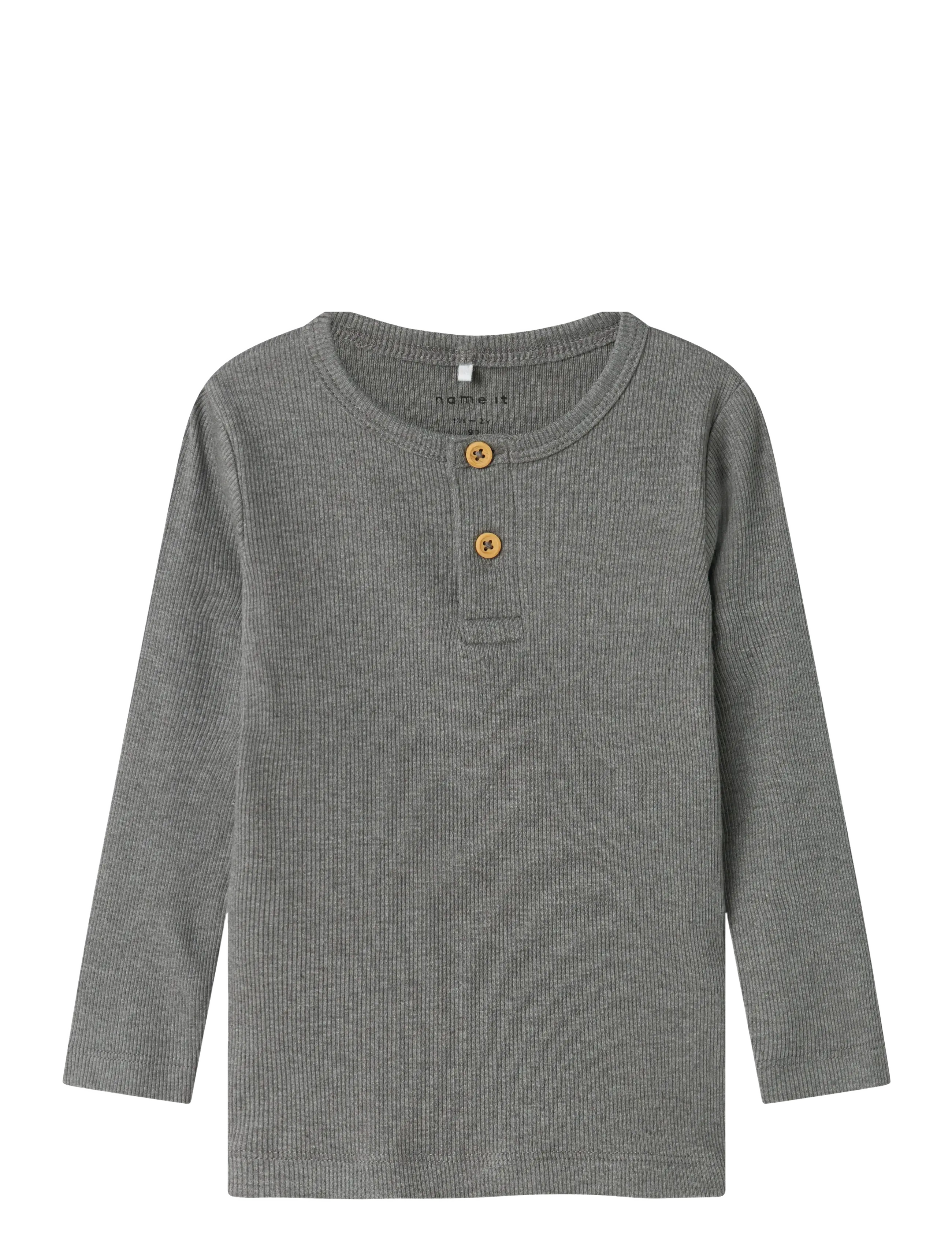 name it NMMKAB LS TOP NOOS - Överdelar - MOCKINGBIRD / grey