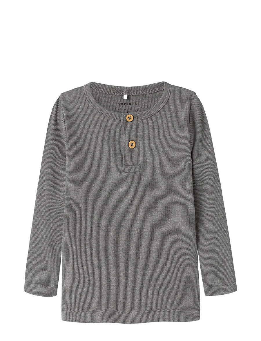 name it - NMMKAB LS TOP NOOS - langärmelig - mockingbird - 2