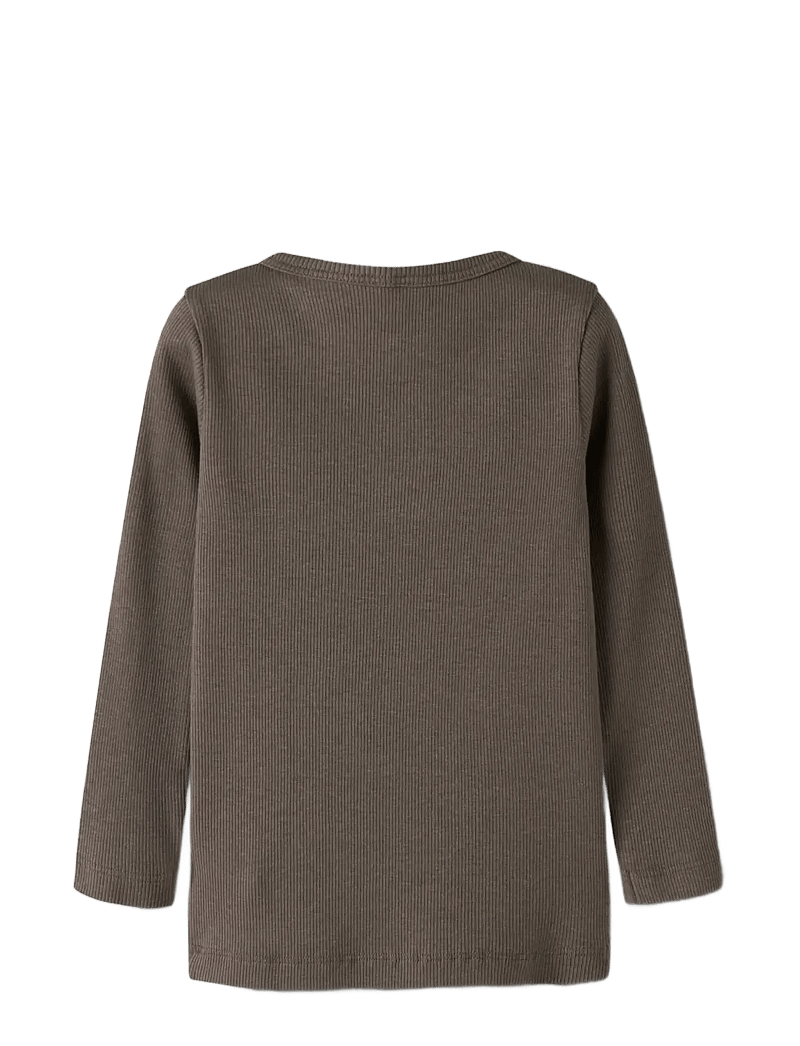 name it - NMMKAB LS TOP NOOS - langærmede t-shirts - morel - 1