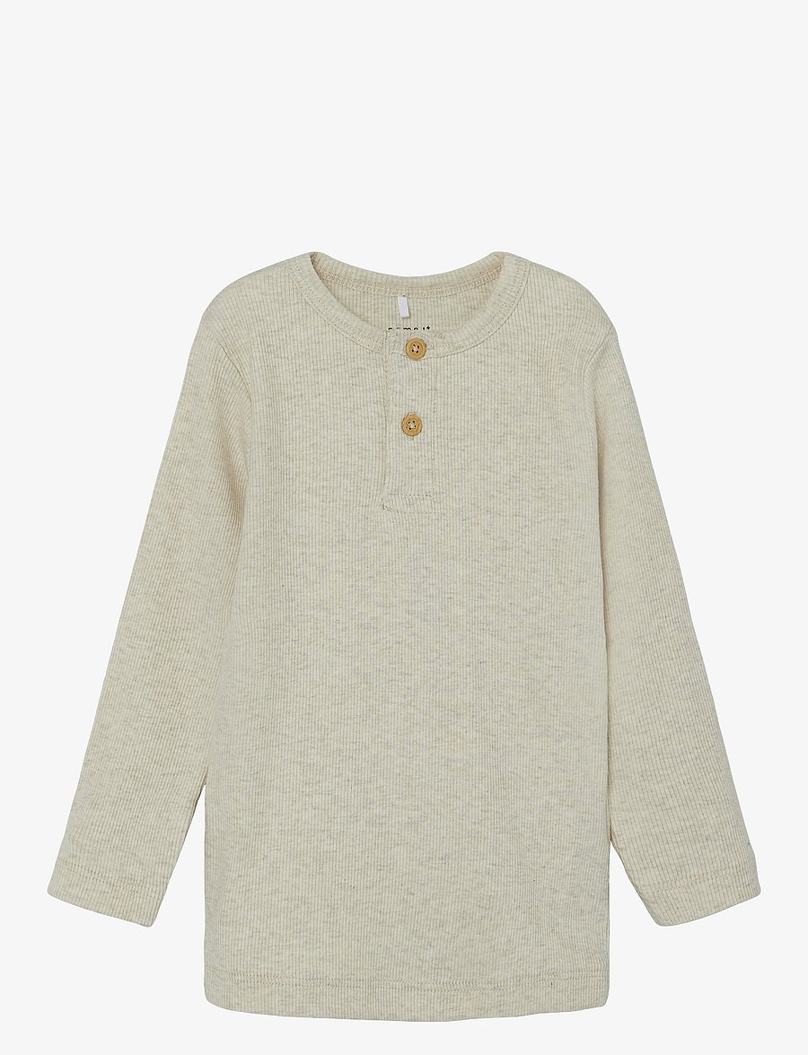 name it - NMMKAB LS TOP NOOS - langärmelig - peyote melange - 1