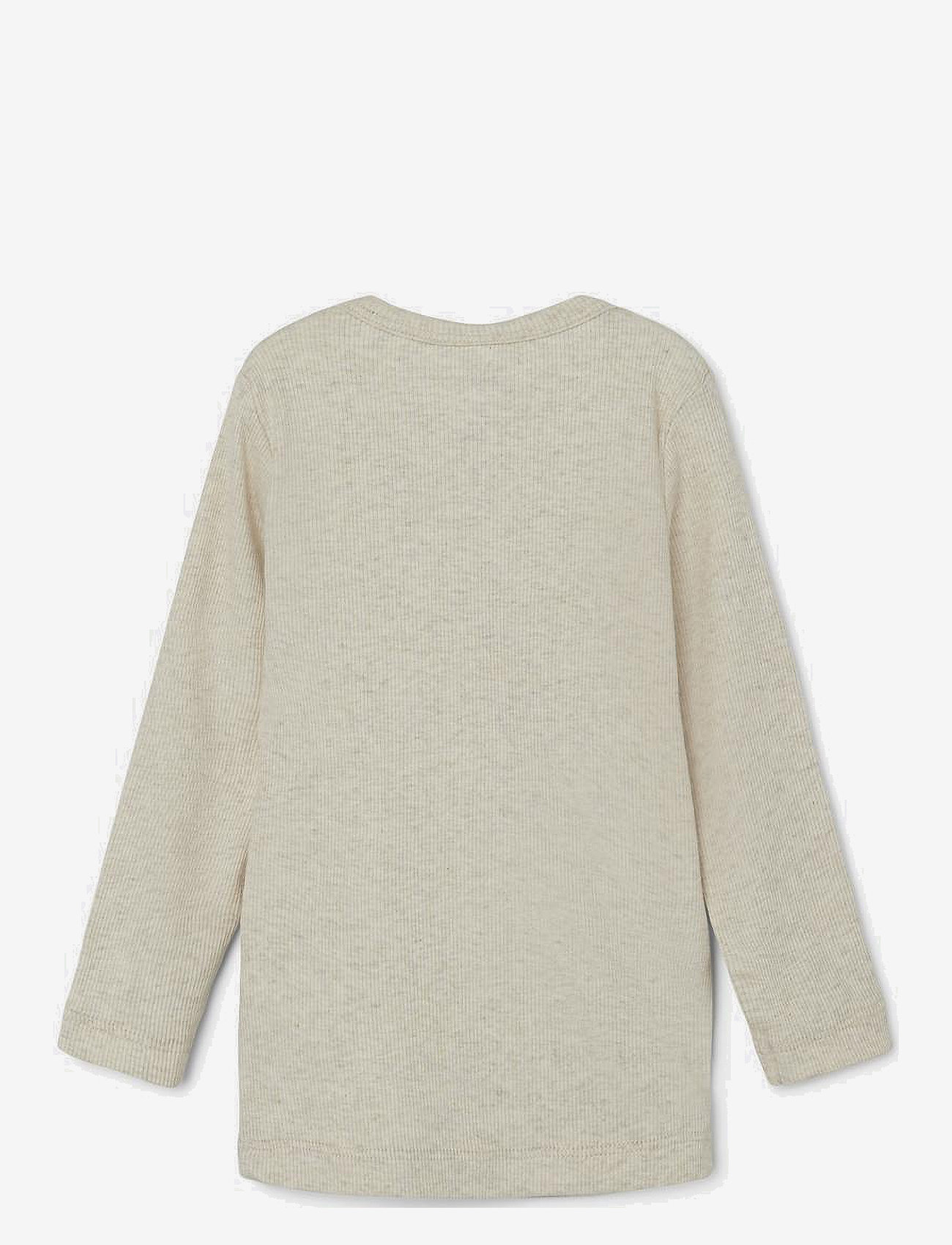 name it - NMMKAB LS TOP NOOS - långärmade t-shirts - peyote melange - 2