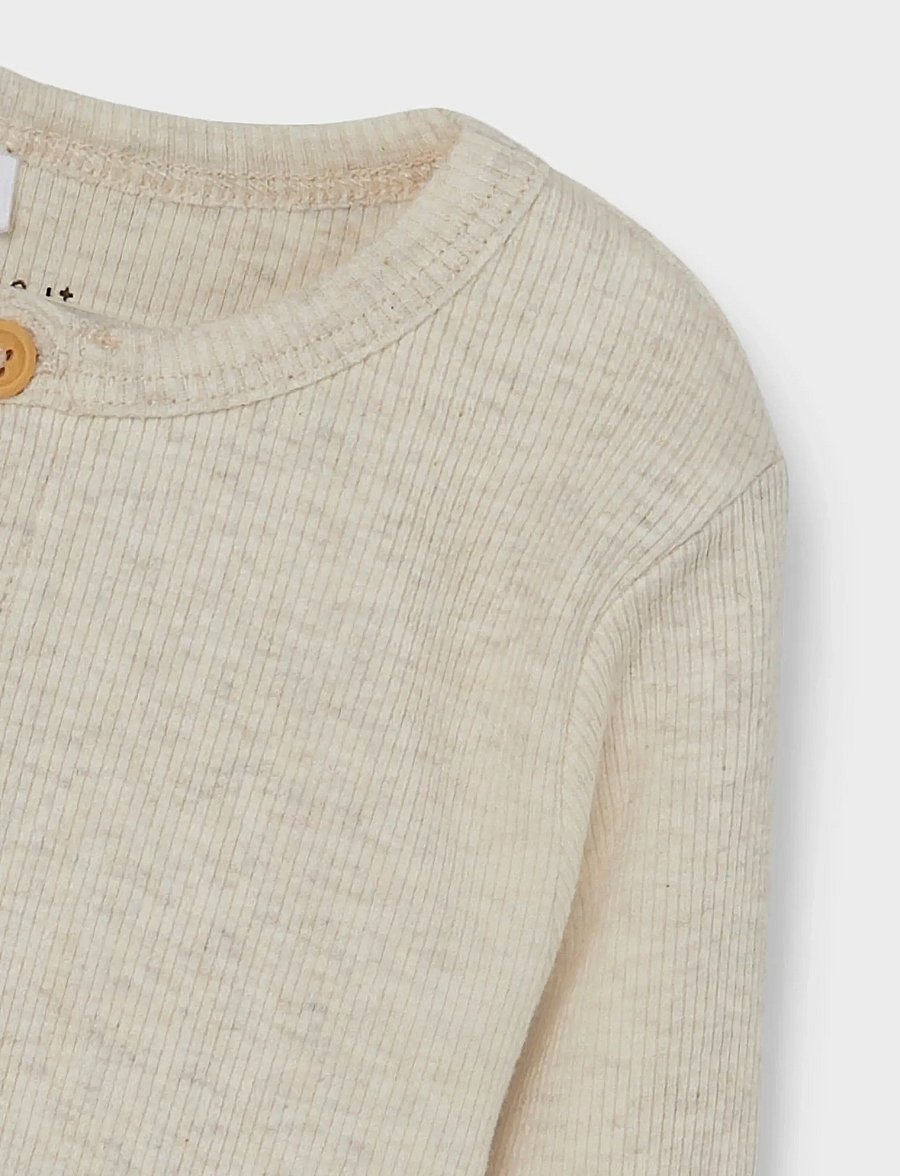 name it - NMMKAB LS TOP NOOS - langärmelig - peyote melange - 4
