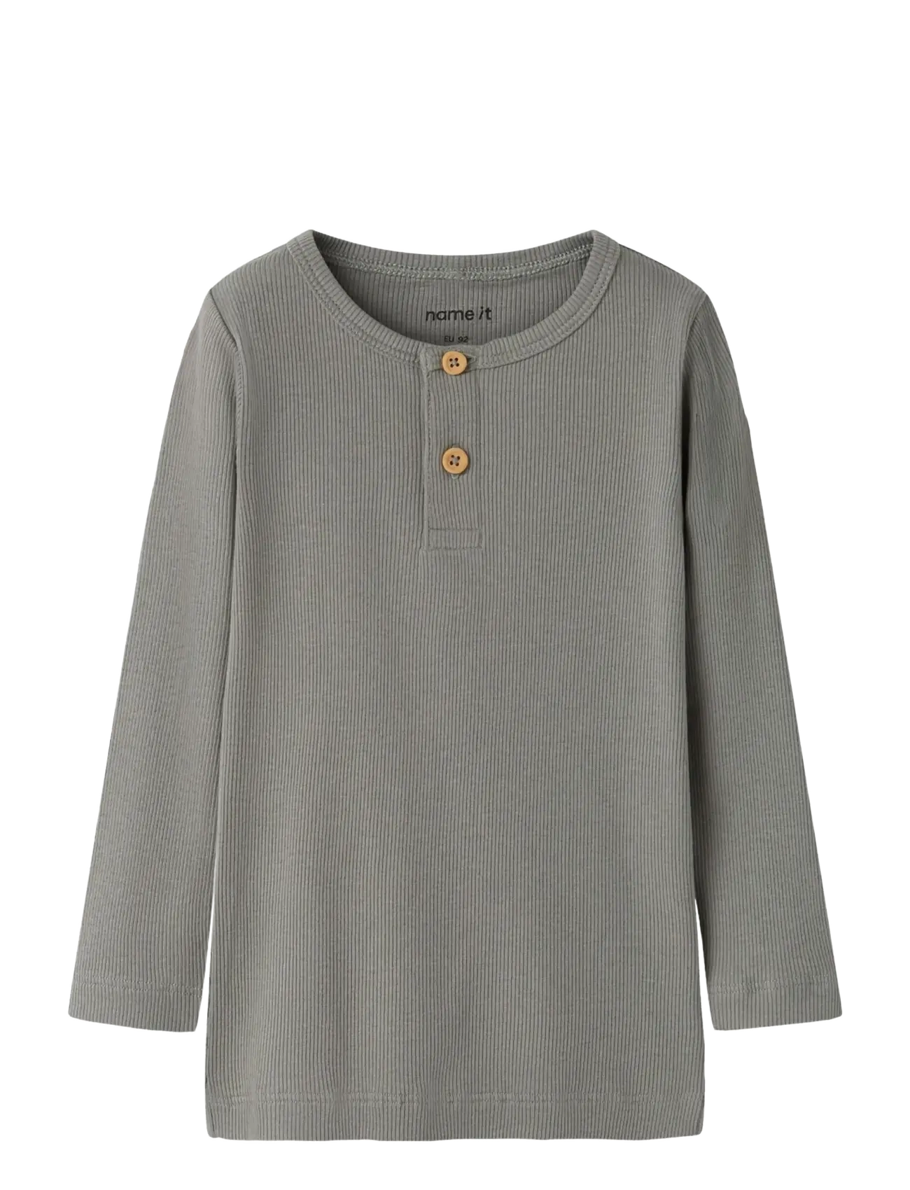 name it NMMKAB LS TOP NOOS - Kleidung - SHADOW / grey
