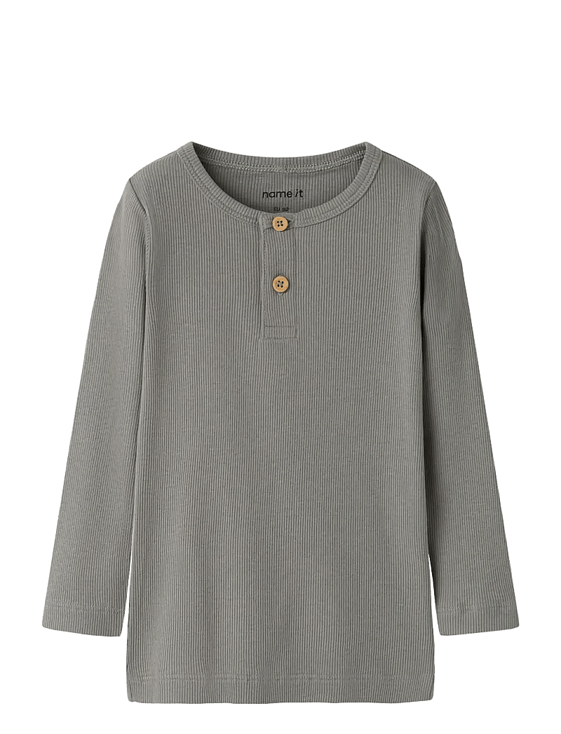name it - NMMKAB LS TOP NOOS - pikkade varrukatega t-särgid - shadow - 0