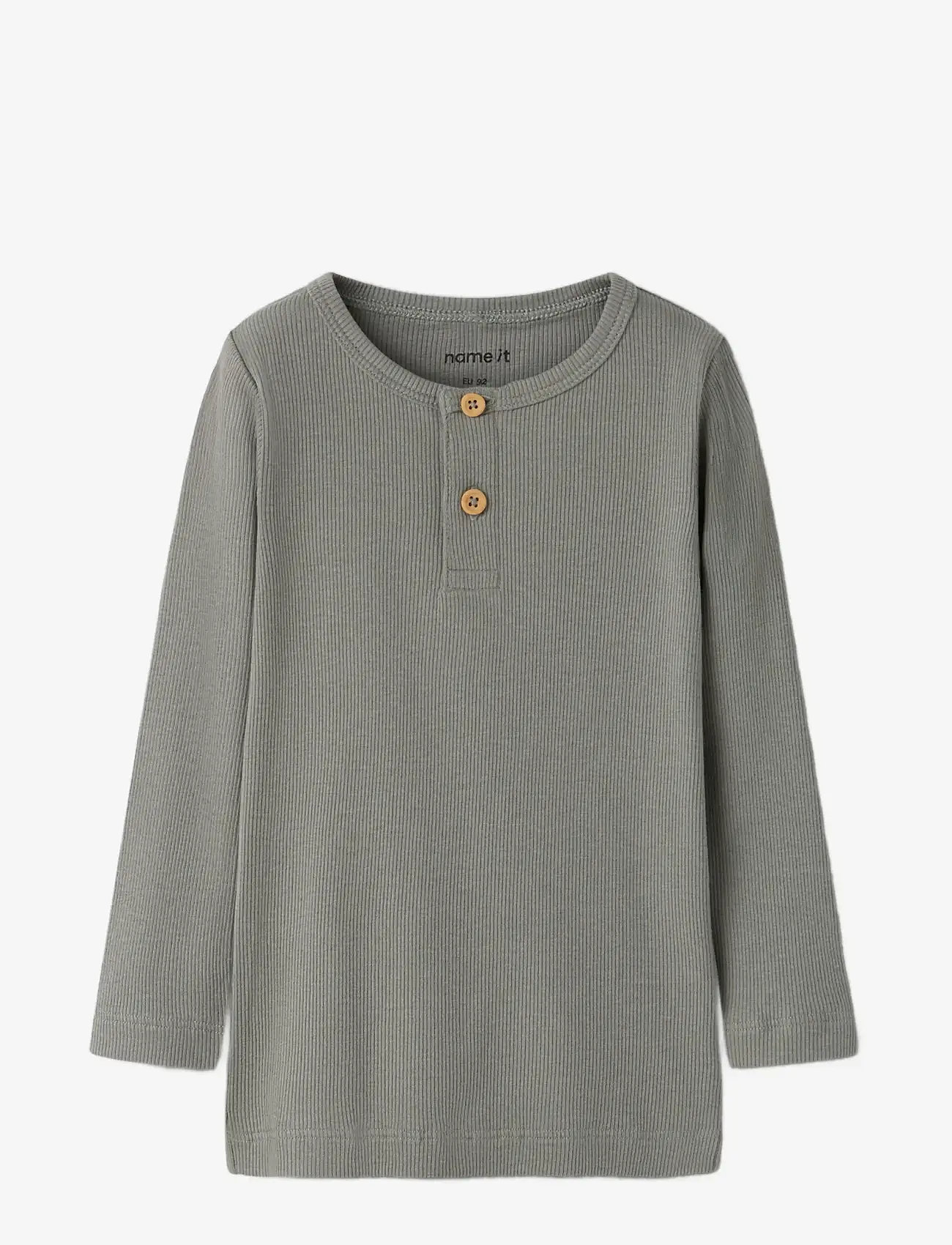 name it - NMMKAB LS TOP NOOS - pikkade varrukatega t-särgid - shadow - 1