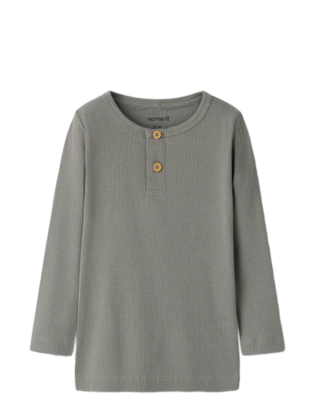 name it - NMMKAB LS TOP NOOS - långärmade t-shirts - shadow - 1