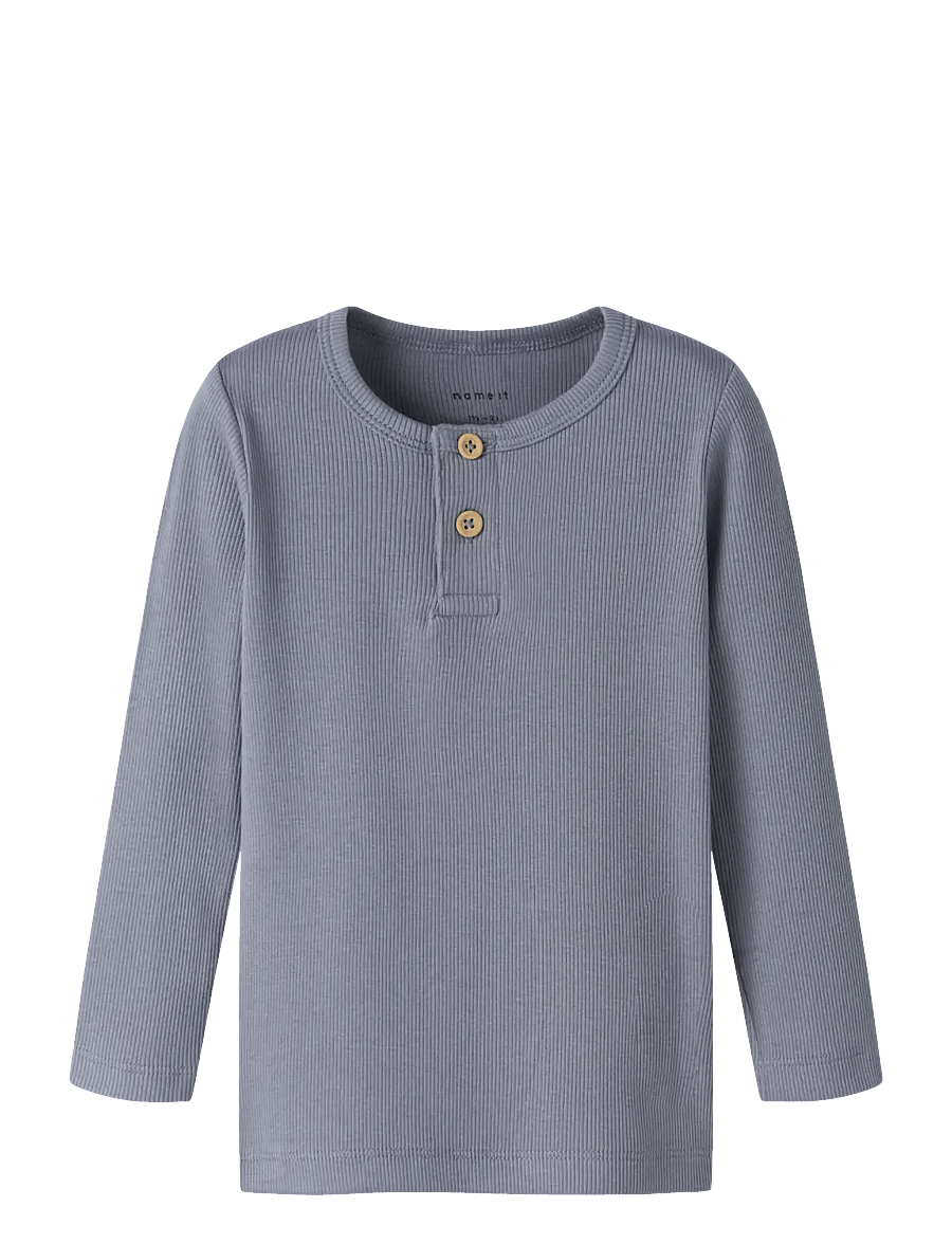 name it - NMMKAB LS TOP NOOS - langærmede t-shirts - tradewinds - 0