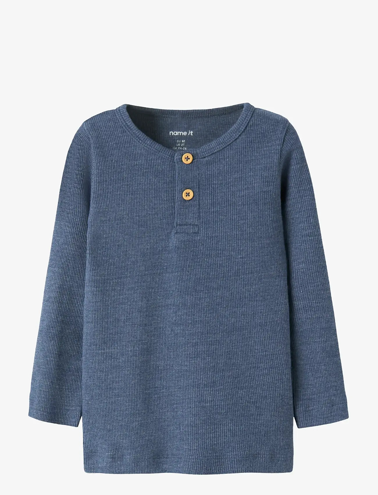 name it - NMMKAB LS TOP NOOS - langærmede t-shirts - vintage indigo - 1