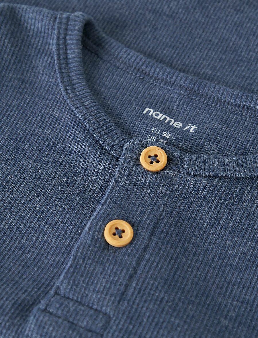 name it - NMMKAB LS TOP NOOS - langærmede t-shirts - vintage indigo - 3
