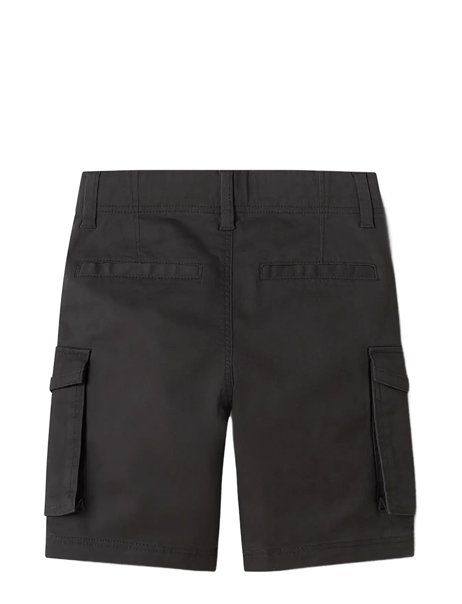 name it - NKMRYAN REG TWI L SHORTS 6776-BA NOOS - lühikesed kargopüksid - black oyster - 1