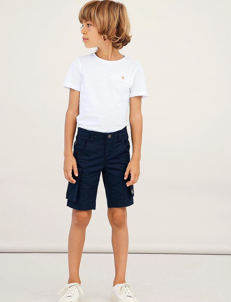 name it - NKMRYAN REG TWI L SHORTS 6776-BA NOOS - lühikesed kargopüksid - dark sapphire - 0