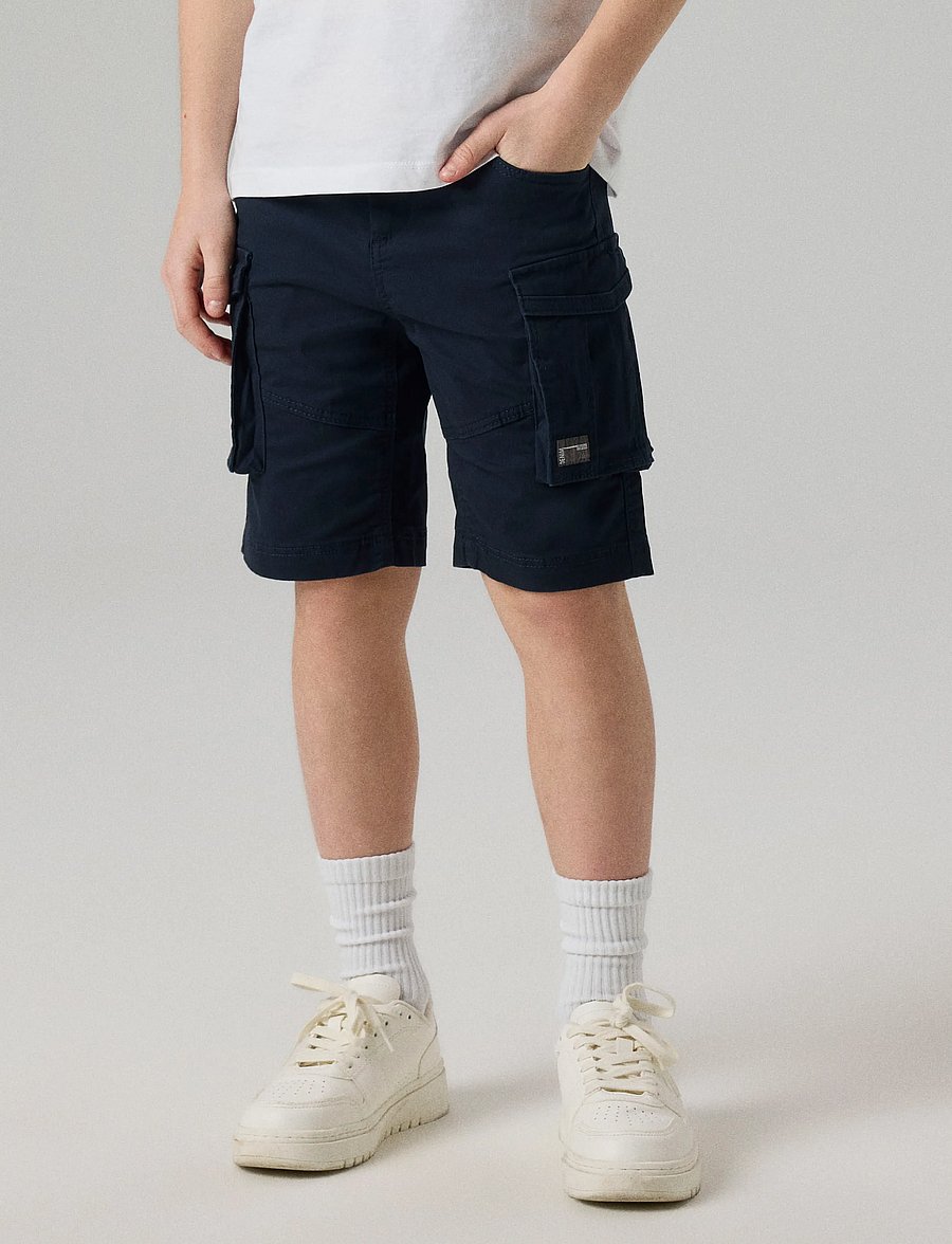name it - NKMRYAN REG TWI L SHORTS 6776-BA NOOS - cargo shorts - dark sapphire - 0