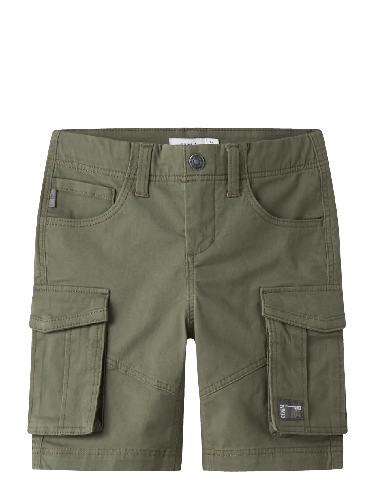 name it NKMRYAN REG TWI L SHORTS 6776-BA NOOS - Nederdelar - DEEP LICHEN GREEN / green