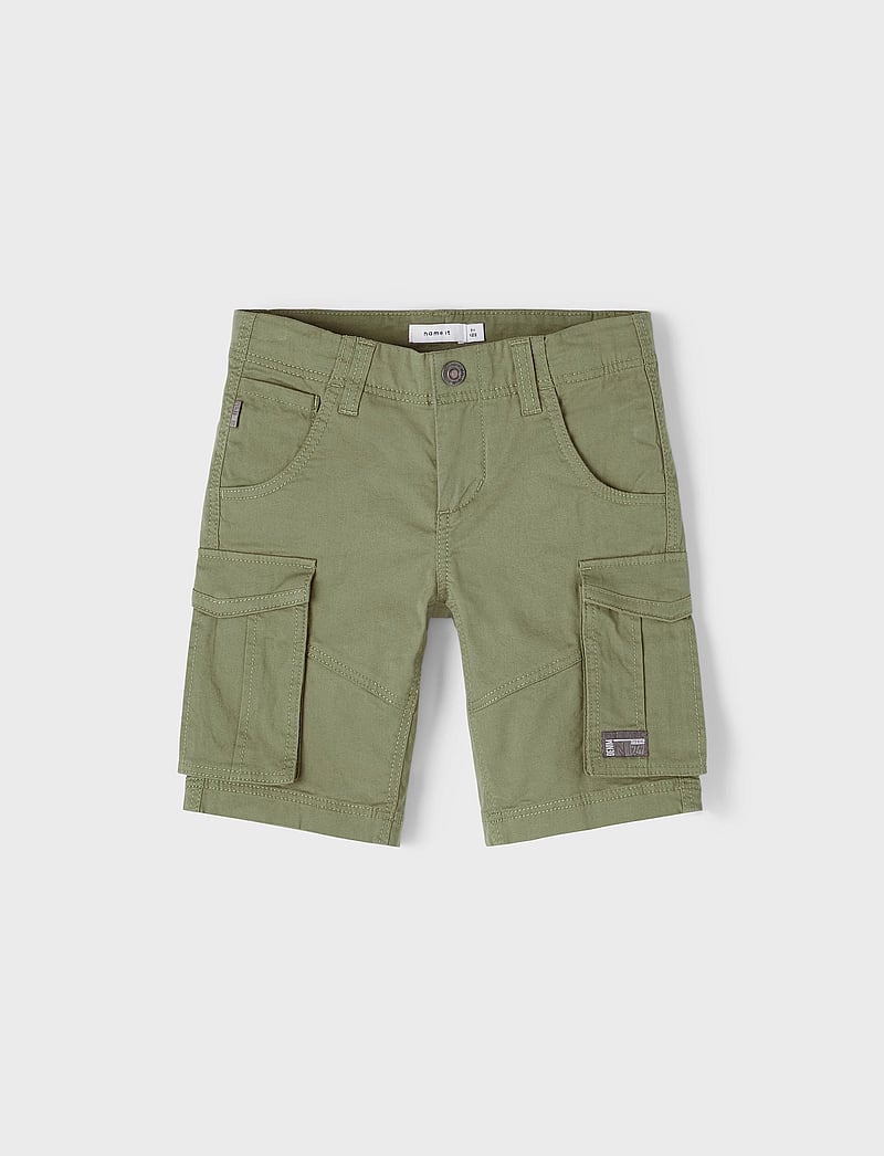 name it - NKMRYAN REG TWI L SHORTS 6776-BA NOOS - cargo shorts - deep lichen green - 4