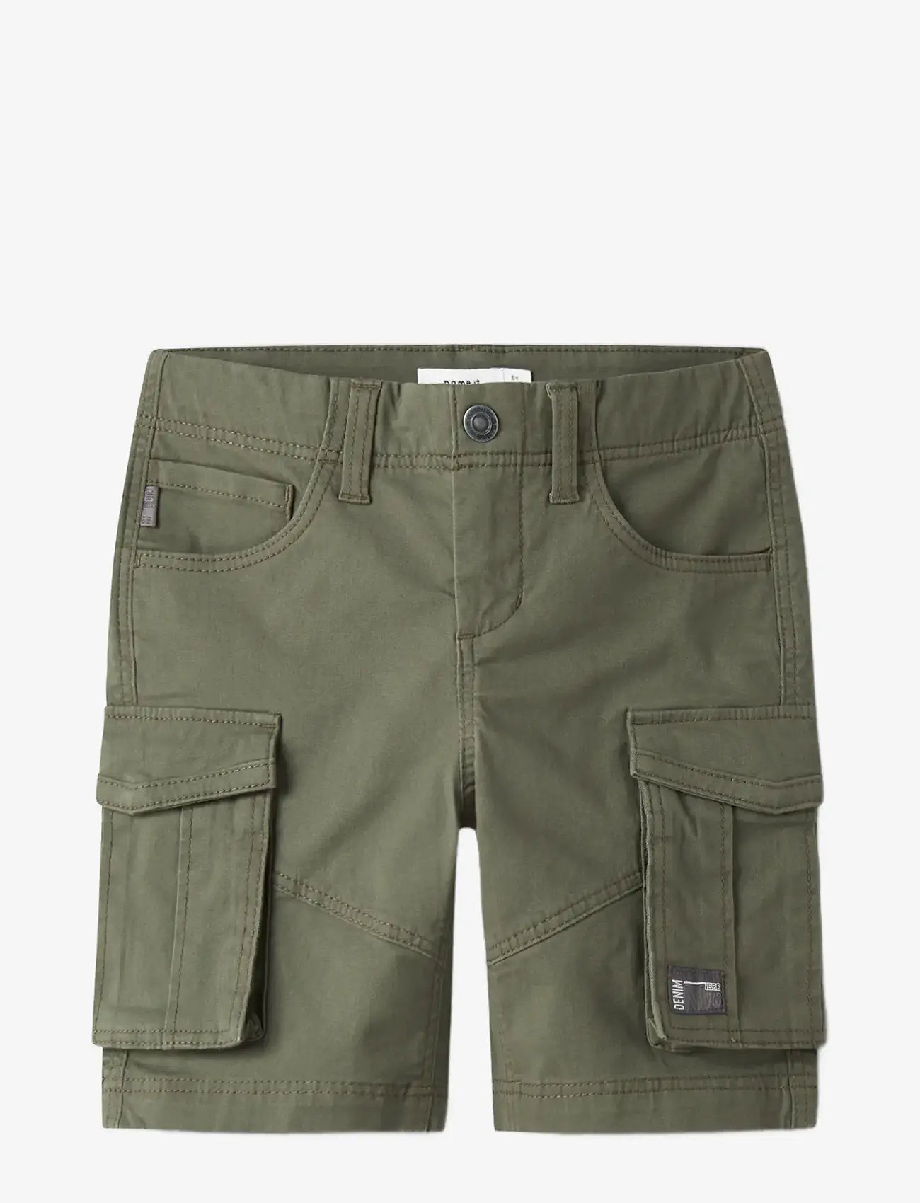 name it - NKMRYAN REG TWI L SHORTS 6776-BA NOOS - cargo shorts - deep lichen green - 4