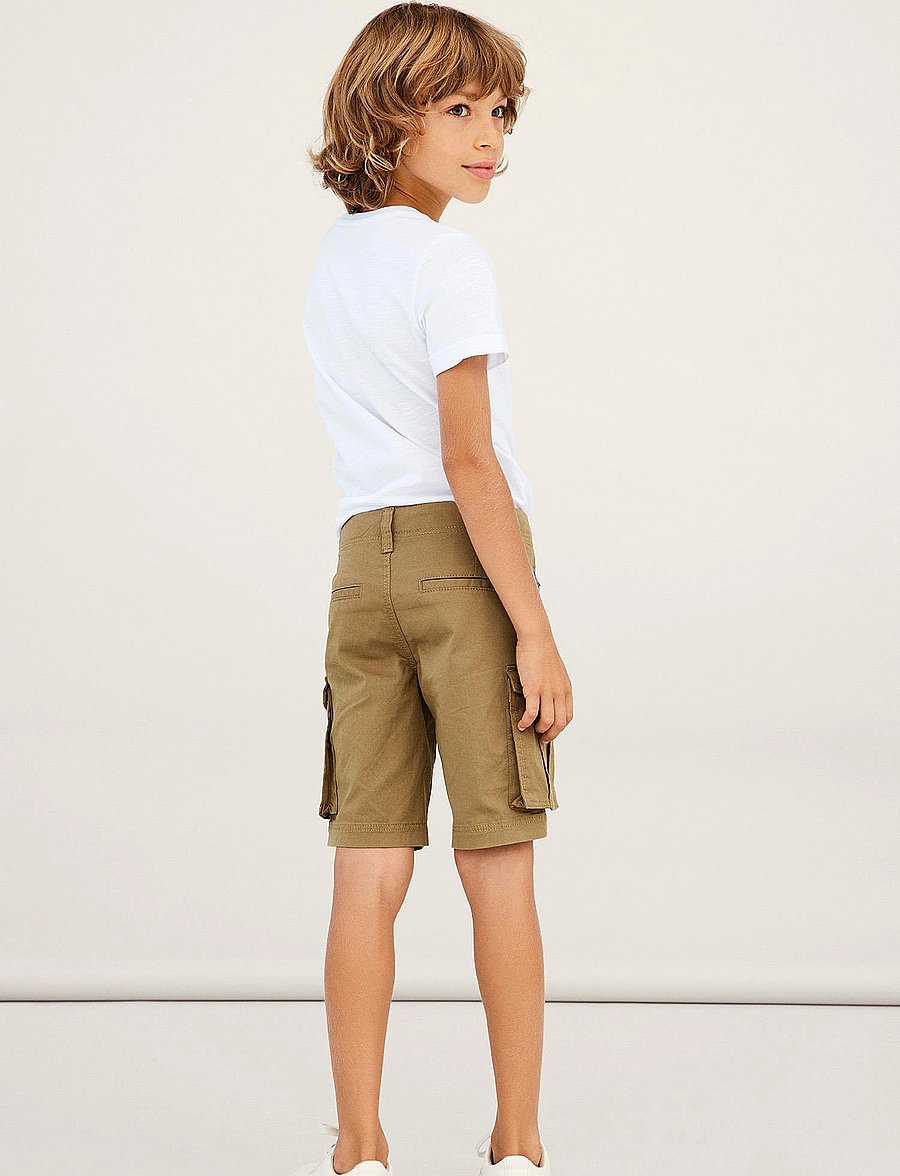 name it - NKMRYAN REG TWI L SHORTS 6776-BA NOOS - cargo shorts - kelp - 3