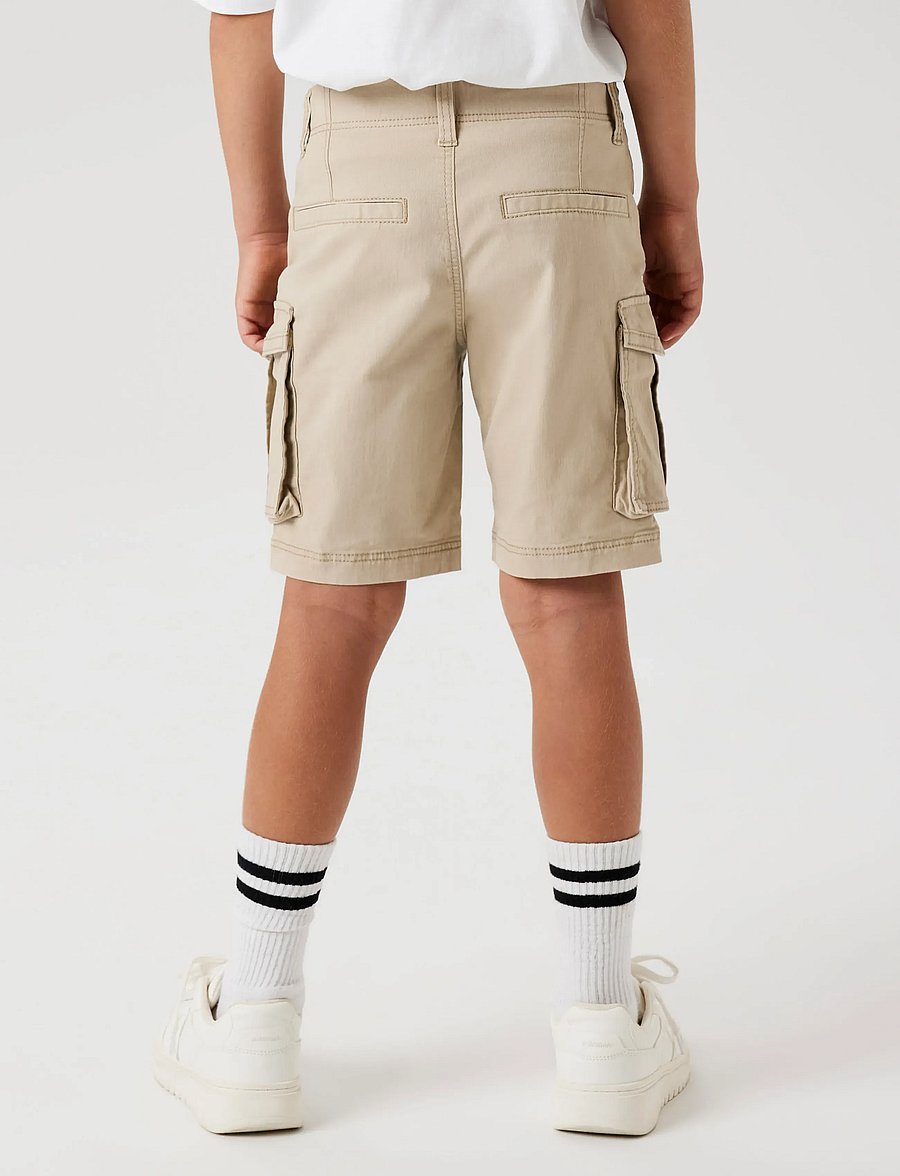 name it - NKMRYAN REG TWI L SHORTS 6776-BA NOOS - lühikesed kargopüksid - oxford tan - 2