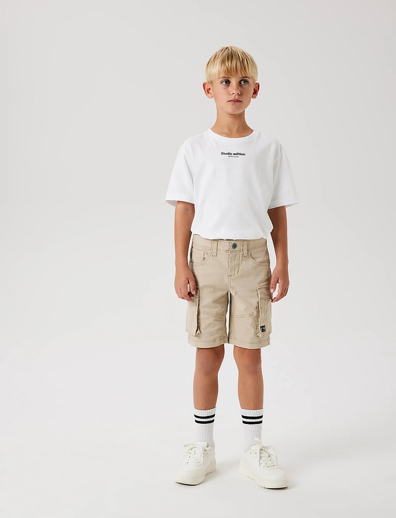 name it - NKMRYAN REG TWI L SHORTS 6776-BA NOOS - cargo shorts - oxford tan - 3