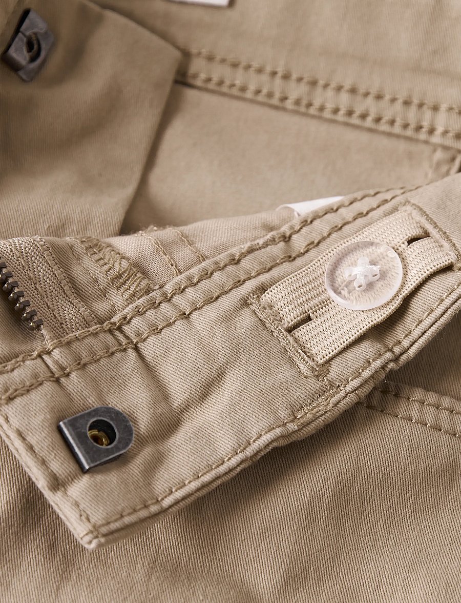 name it - NKMRYAN REG TWI L SHORTS 6776-BA NOOS - lühikesed kargopüksid - oxford tan - 4
