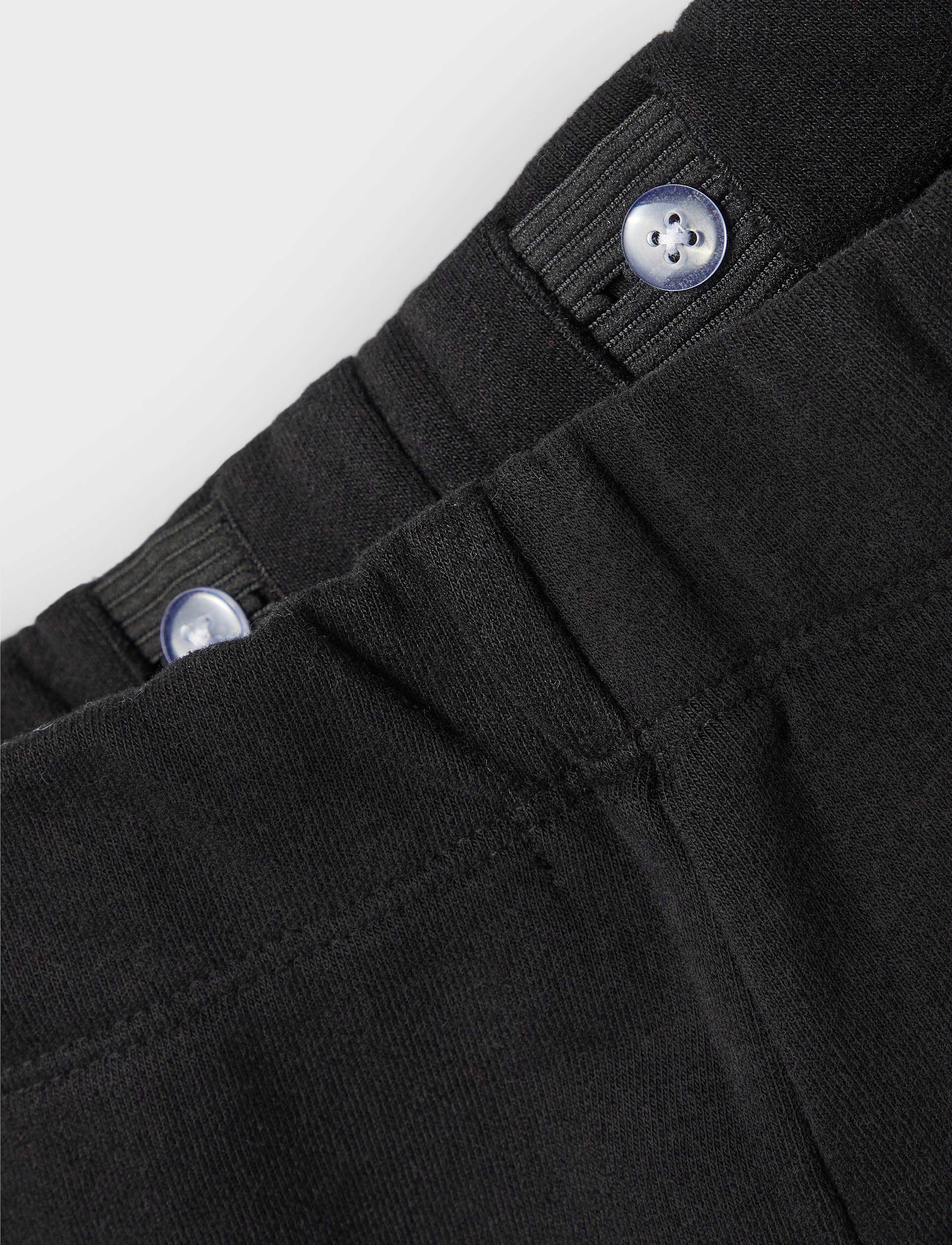name it - NKFTULENA SWEAT PANT UNB - black - 3