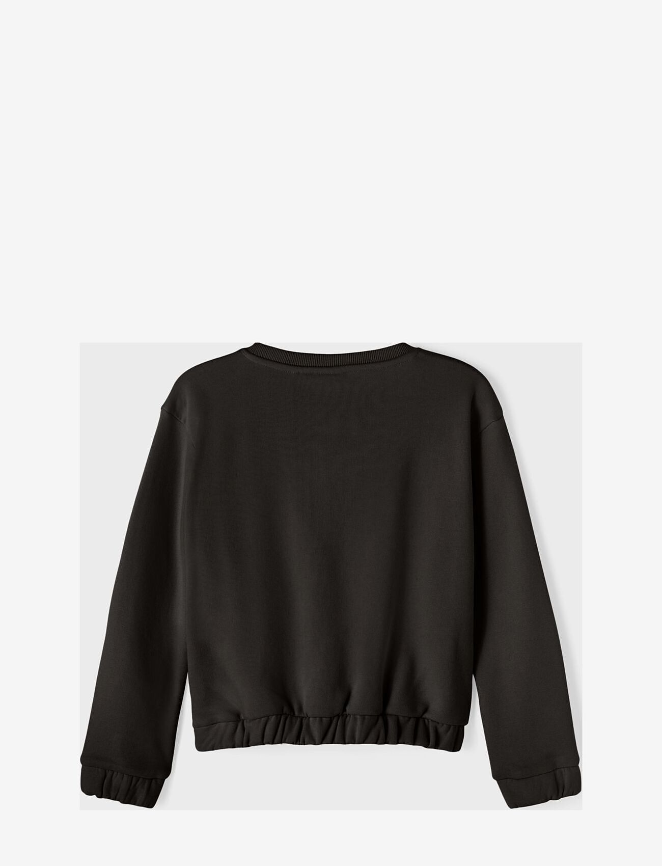 name it - NKFTULENA LS SWEAT UNB - sweatshirts - black - 1