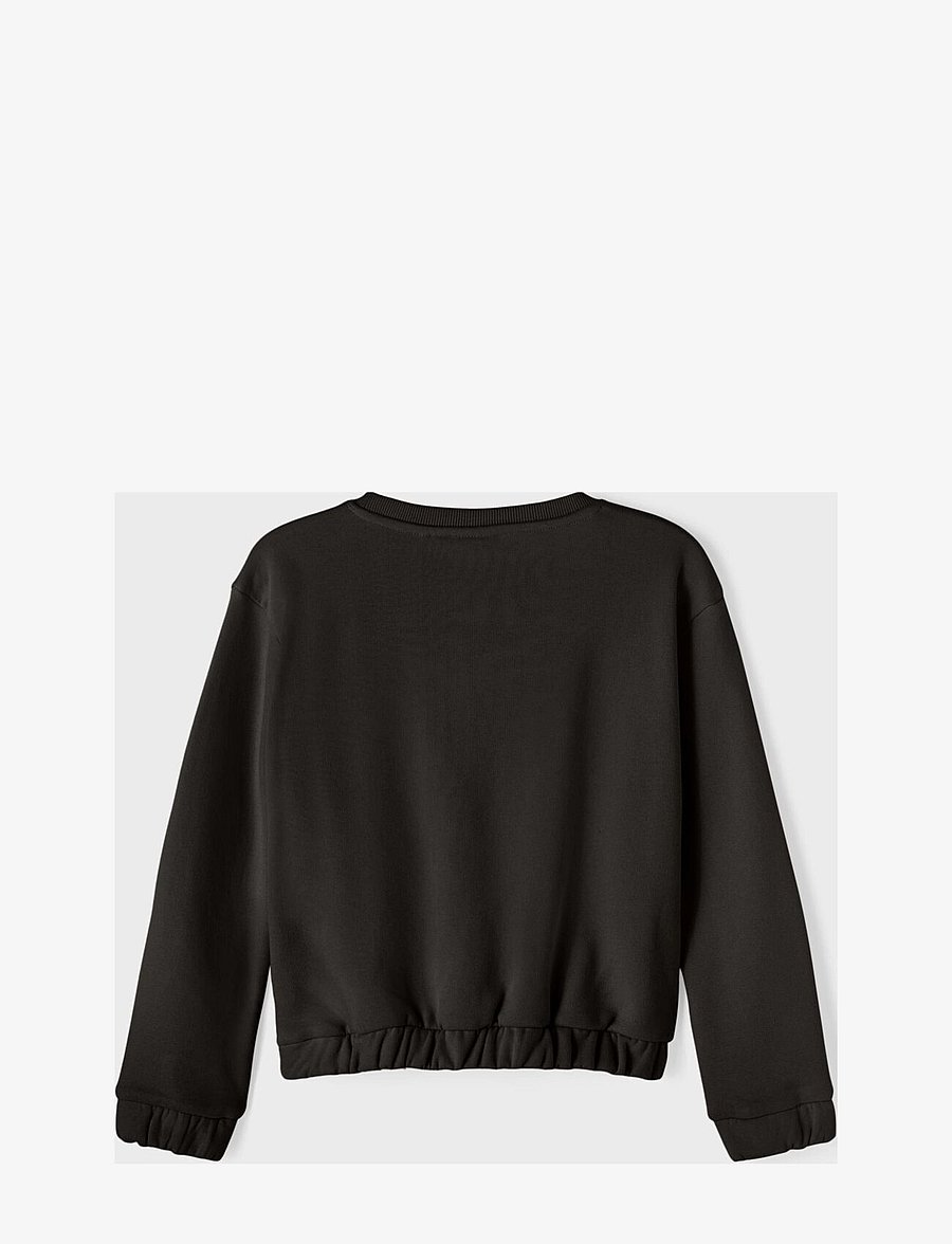 name it - NKFTULENA LS SWEAT UNB NOOS - sweatshirts - black - 2