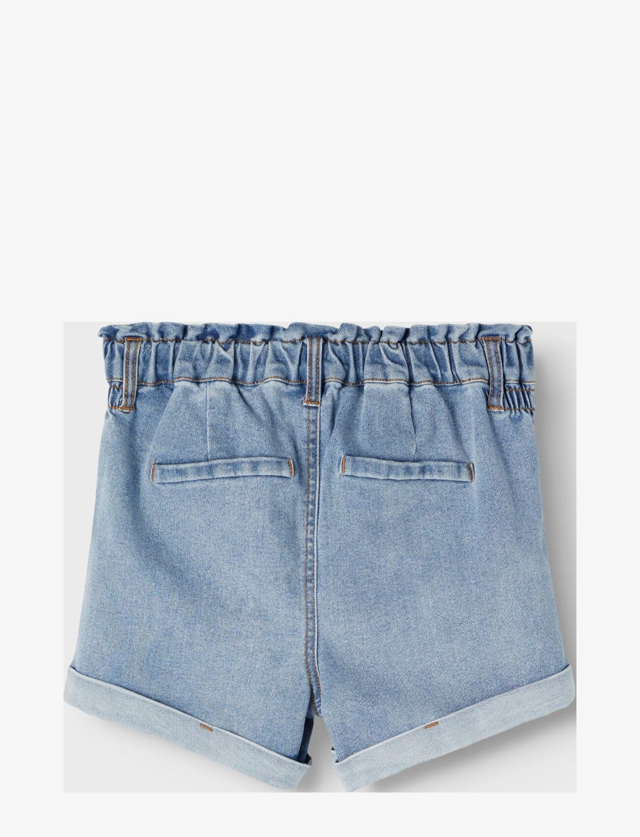name it - NKFBELLA SLIM HW DNM SHORTS 5460-TZ NOOS - light blue denim - 1