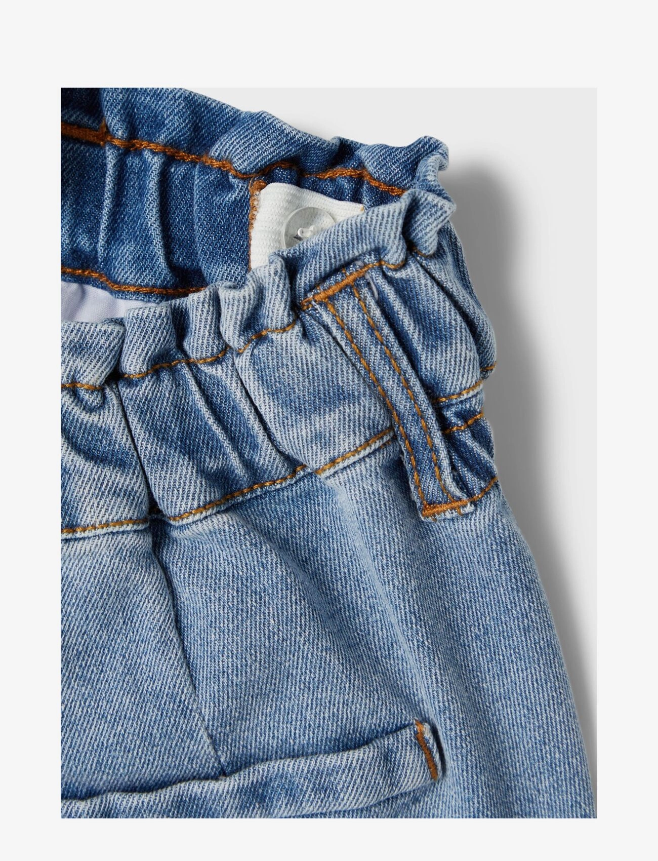 name it - NKFBELLA SLIM HW DNM SHORTS 5460-TZ NOOS - light blue denim - 2