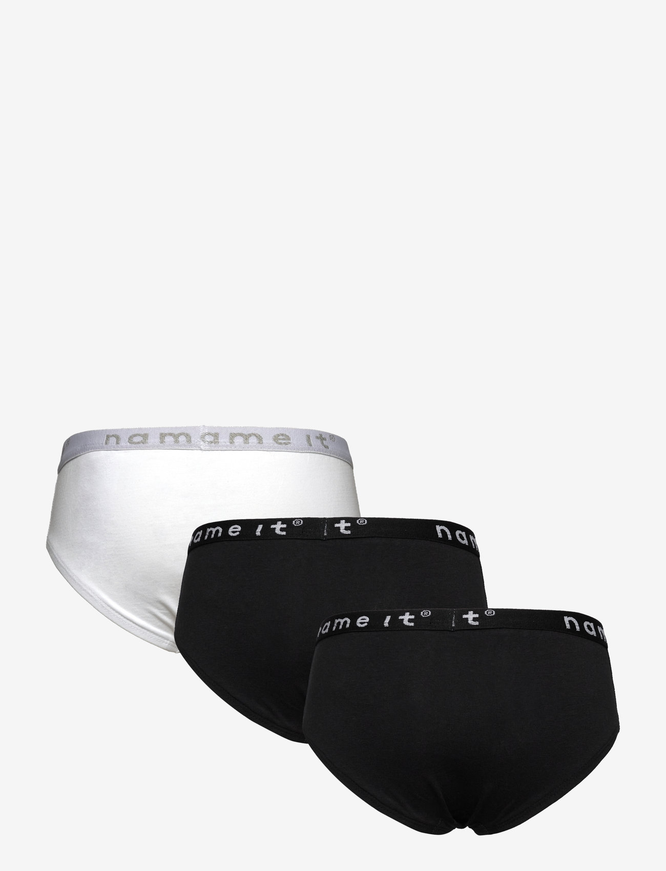 name it - NKFBRIEFS 3P BLACK NOOS - püksid - black - 5