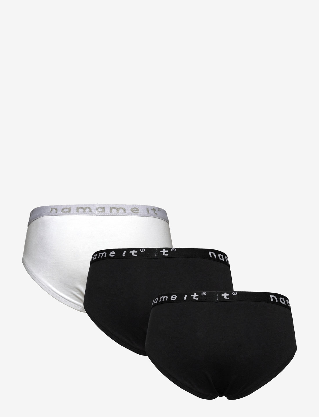 name it - NKFBRIEFS 3P BLACK NOOS - panties - black - 5