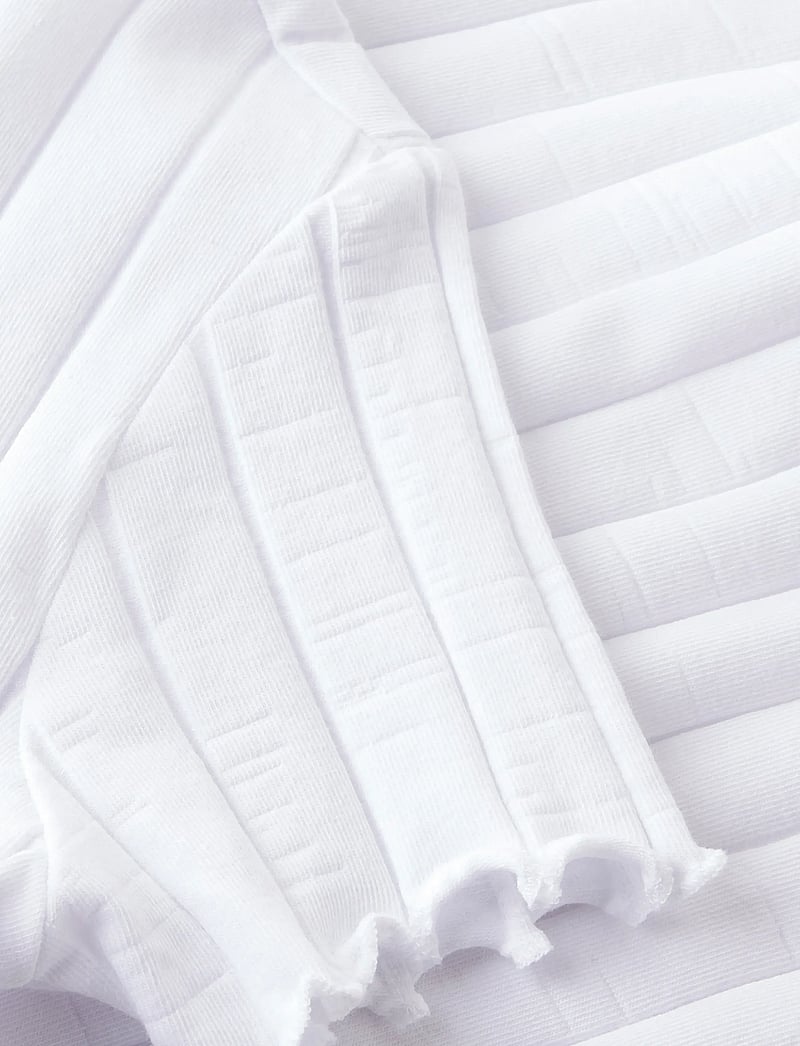 name it - NKFNORALINA SS TOP NOOS - t-shirts à manches courtes - bright white - 2