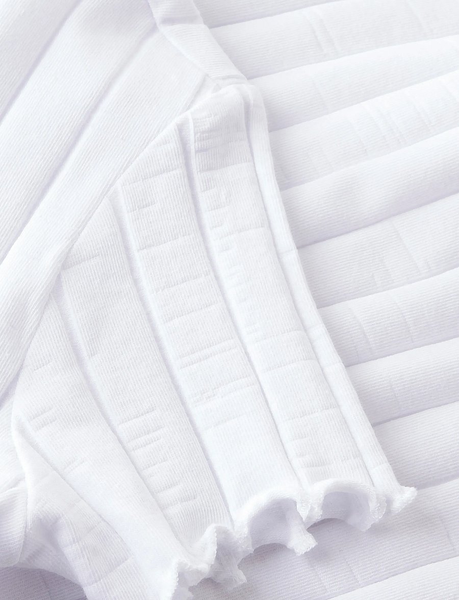 name it - NKFNORALINA SS TOP NOOS - bright white - 2