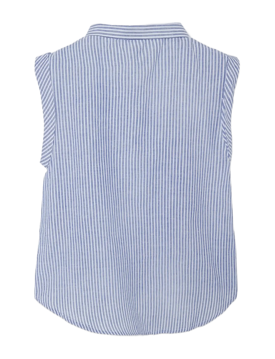 name it - NKFFEMMA CAPSL SHIRT NOOS - stutterma skyrtur - dusty blue - 1