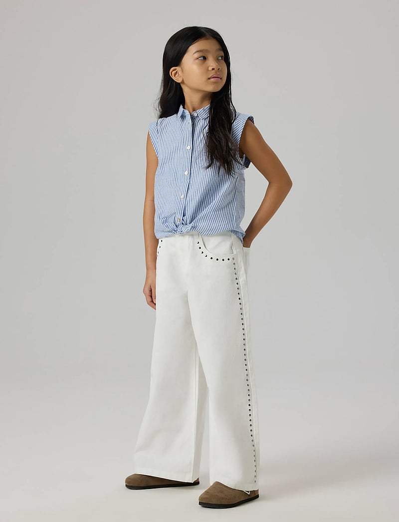 name it - NKFFEMMA CAPSL SHIRT NOOS - kurzärmlige hemden - dusty blue - 2