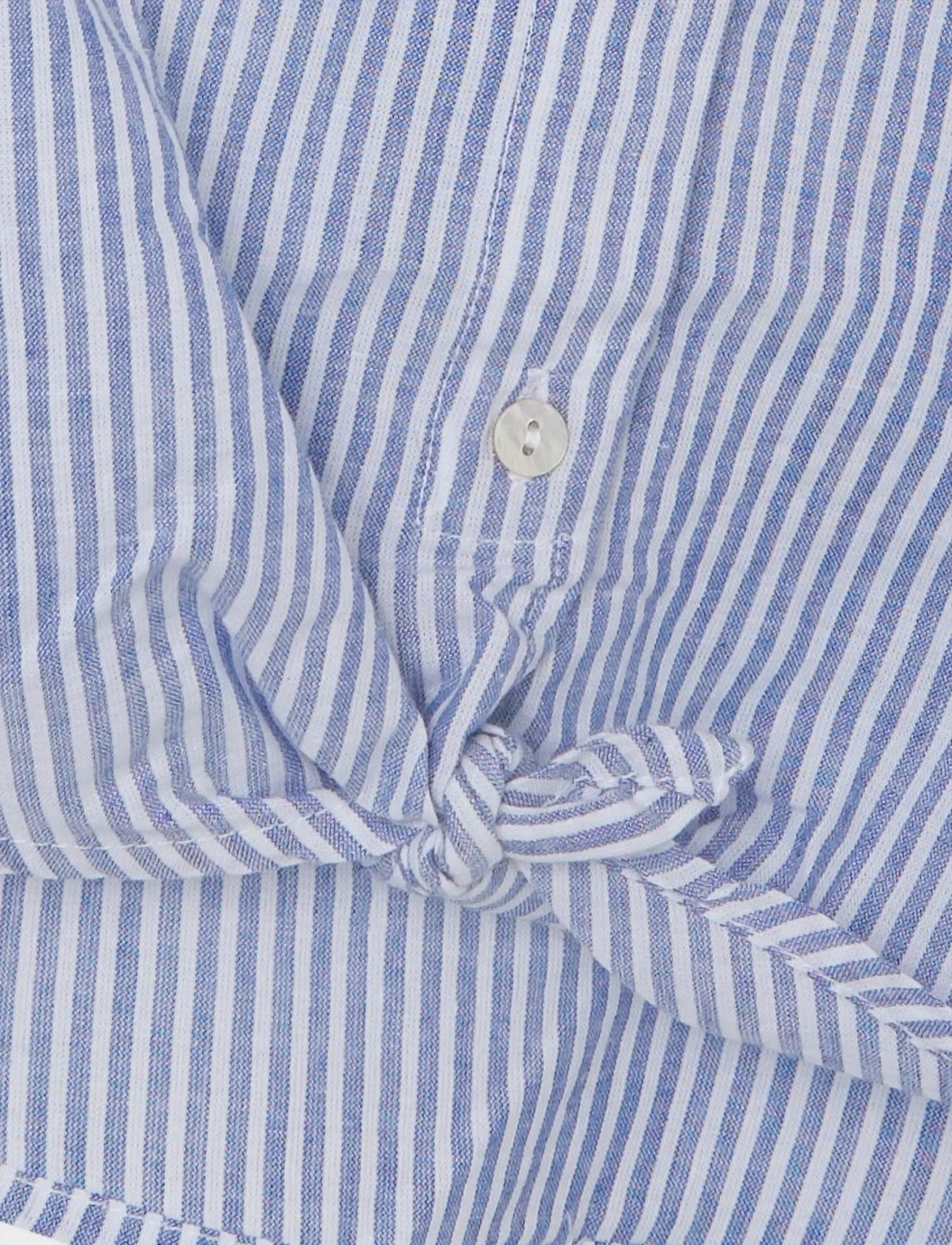 name it - NKFFEMMA CAPSL SHIRT NOOS - stutterma skyrtur - dusty blue - 4