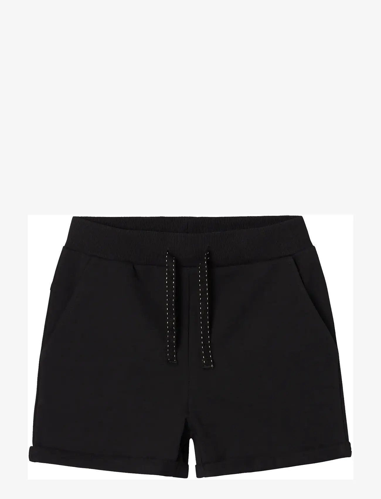 name it - NKFVOLTA SWE SHORTS UNB F NOOS - sweatshorts - black - 0