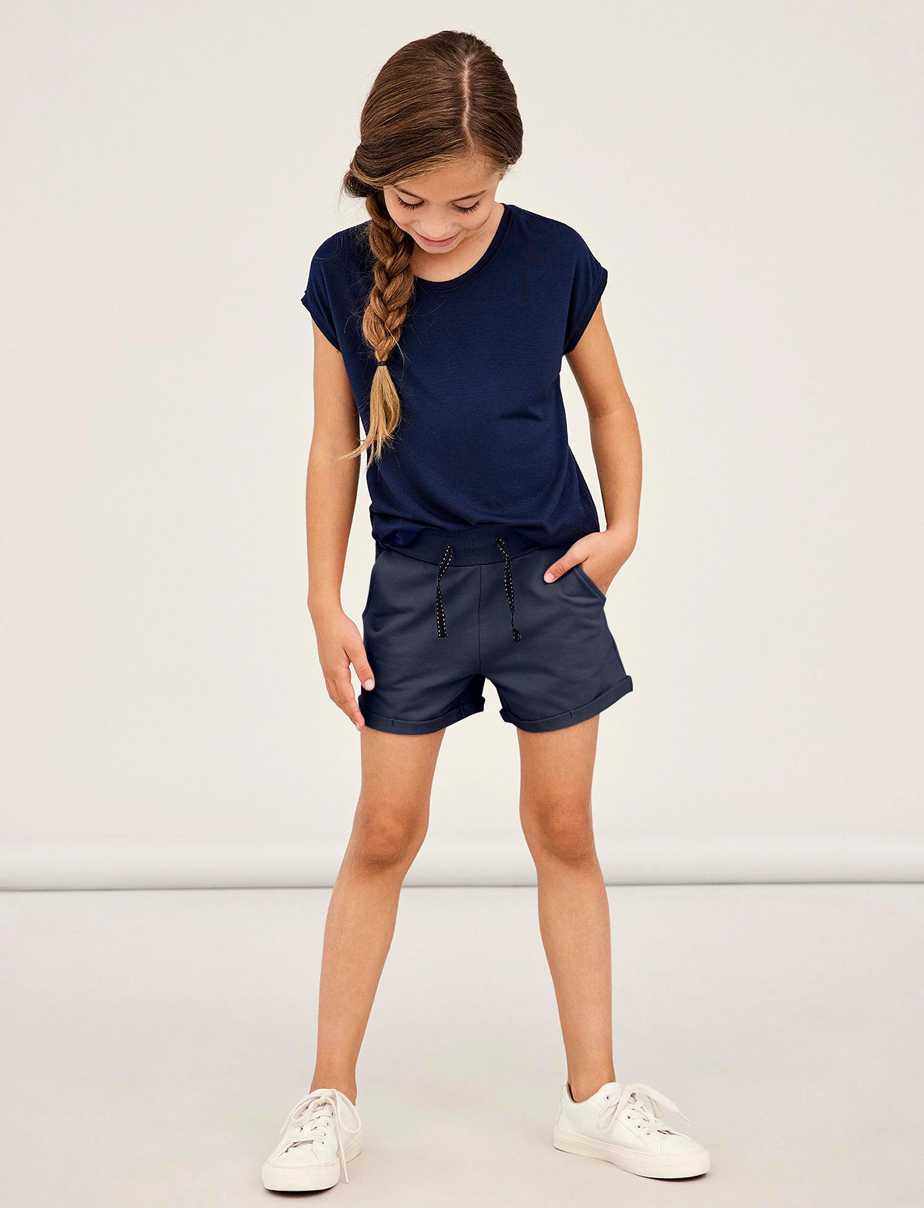 name it NKFVOLTA SWE SHORTS UNB F NOOS - Shorts - DARK SAPPHIRE / blue