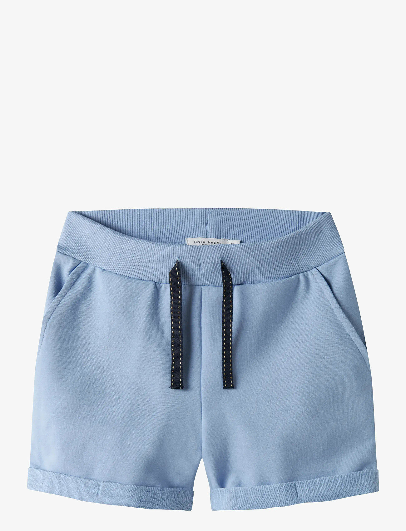 name it - NKFVOLTA SWE SHORTS UNB F NOOS - mjukisshorts - serenity - 0
