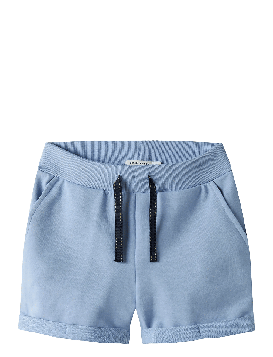 name it - NKFVOLTA SWE SHORTS UNB F NOOS - sweatshorts - serenity - 0