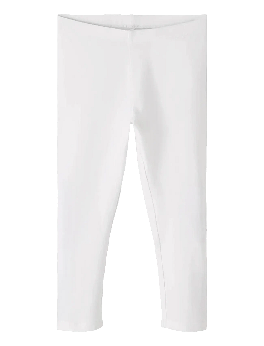 name it - NKFVIVIAN CAPRI LEGGING FF NOOS - leggings - bright white - 0