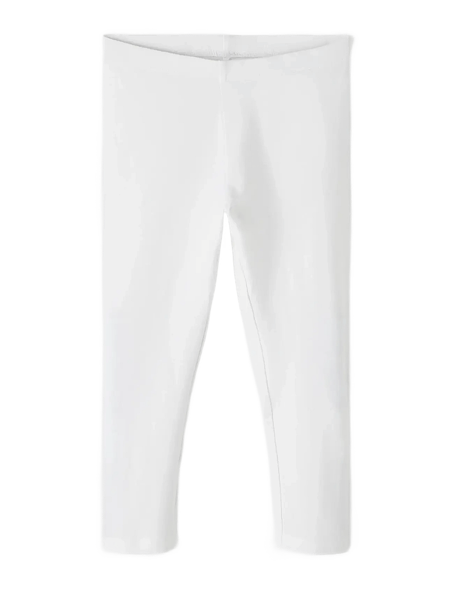 name it - NKFVIVIAN CAPRI LEGGING FF NOOS - leggings - bright white - 2