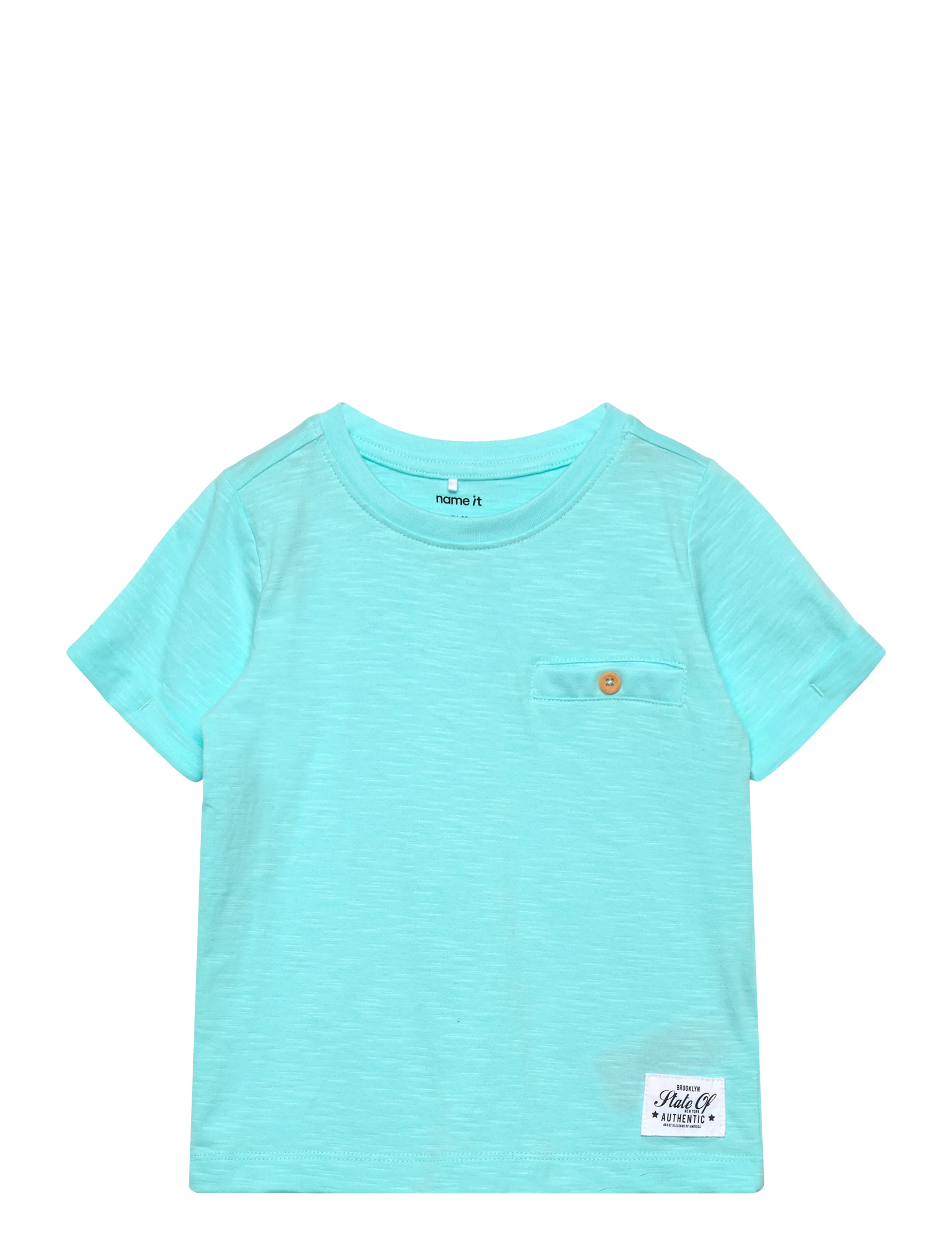 name it NKMVINCENT SS TOP F NOOS - Põhitooted - LIMPET SHELL / blue