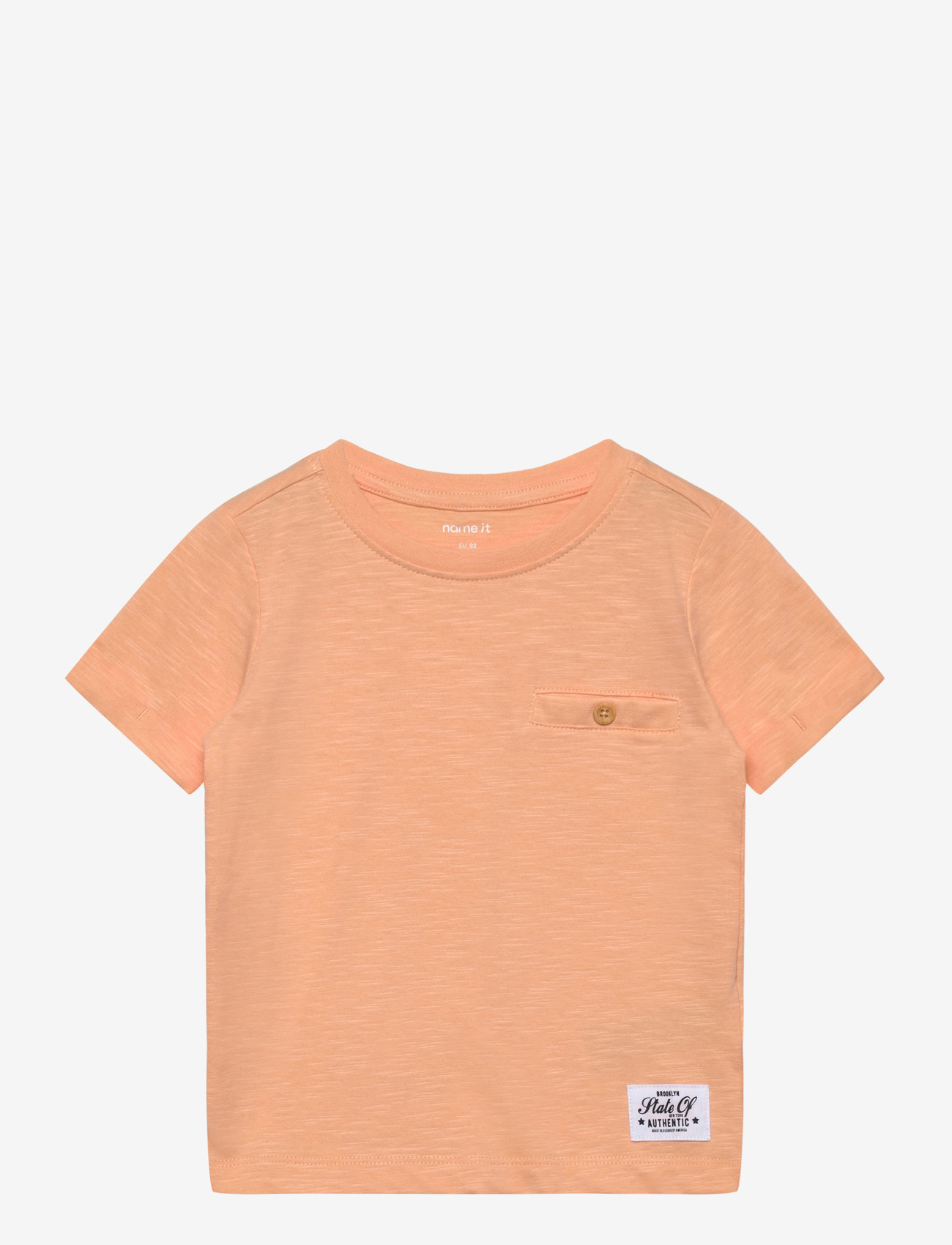 name it - NKMVINCENT SS TOP F NOOS - kortærmede t-shirts - peach fuzz - 0