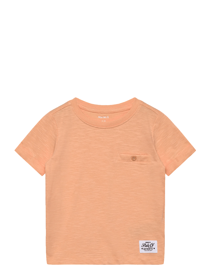 name it - NKMVINCENT SS TOP F NOOS - t-krekli ar īsām piedurknēm - peach fuzz - 0