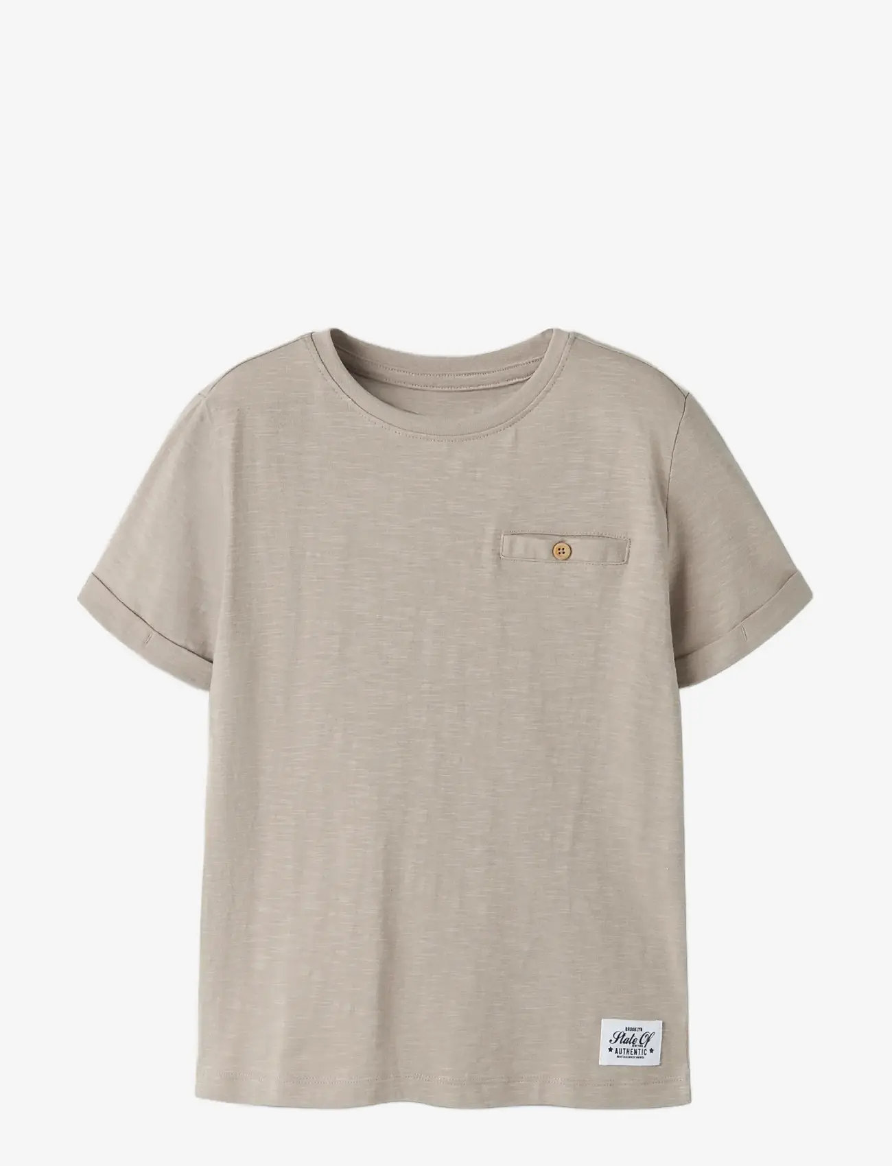 name it - NKMVINCENT SS TOP F NOOS - kortærmede t-shirts - pure cashmere - 0