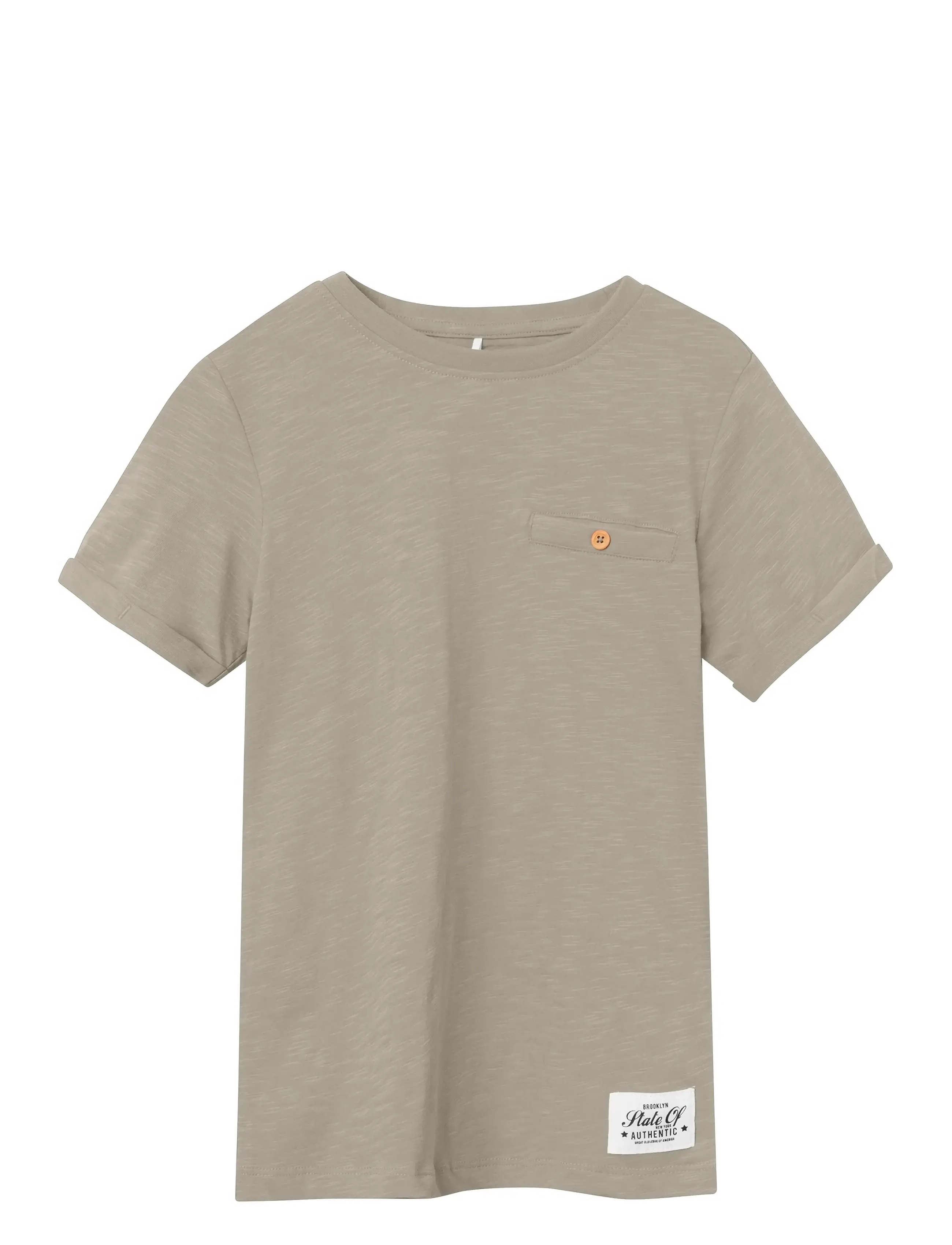 name it NKMVINCENT SS TOP F NOOS - Lyhythihaiset t-paidat - PURE CASHMERE / beige