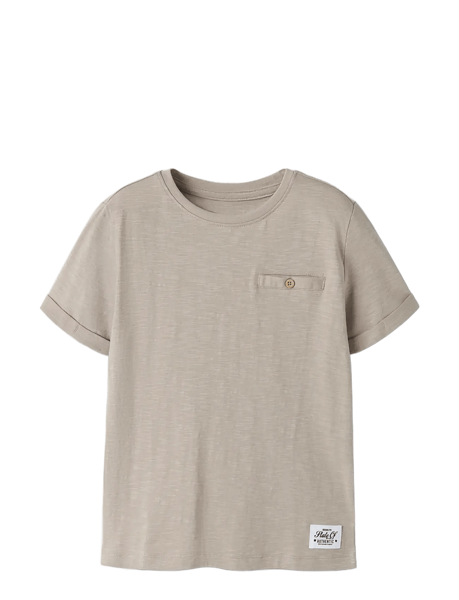name it - NKMVINCENT SS TOP F NOOS - kortærmede t-shirts - pure cashmere - 0
