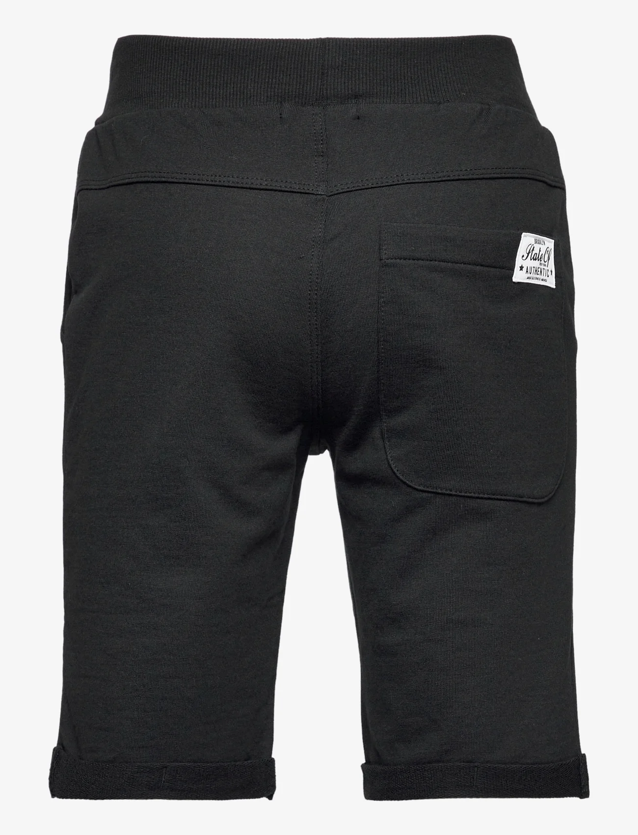 name it - NKMVERMO LONG SWE SHORTS UNB F NOOS - sweat shorts - black - 1