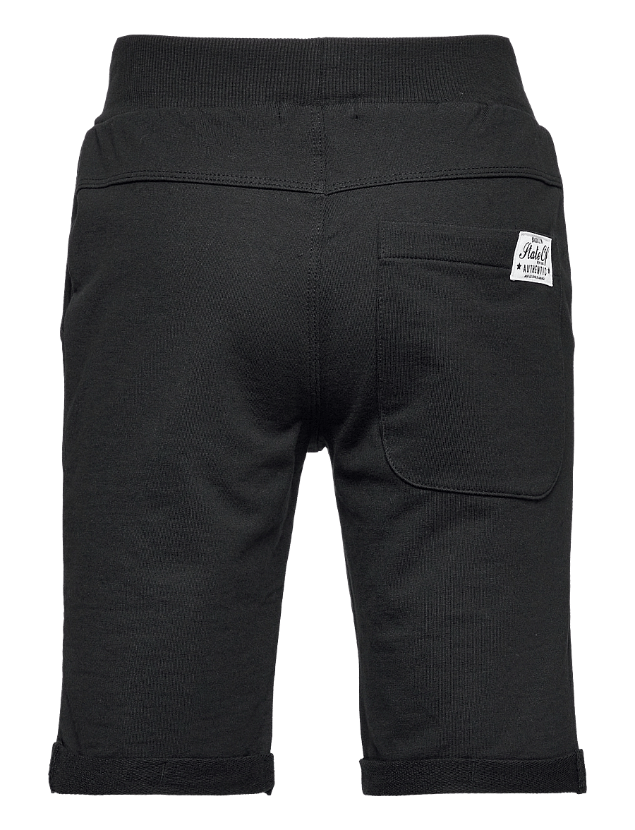 name it - NKMVERMO LONG SWE SHORTS UNB F NOOS - sweatshorts - black - 2